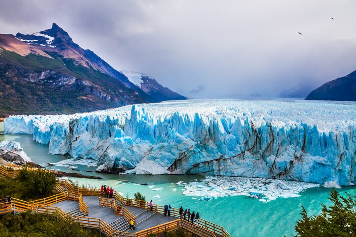 Glacier in Patagonia, South America